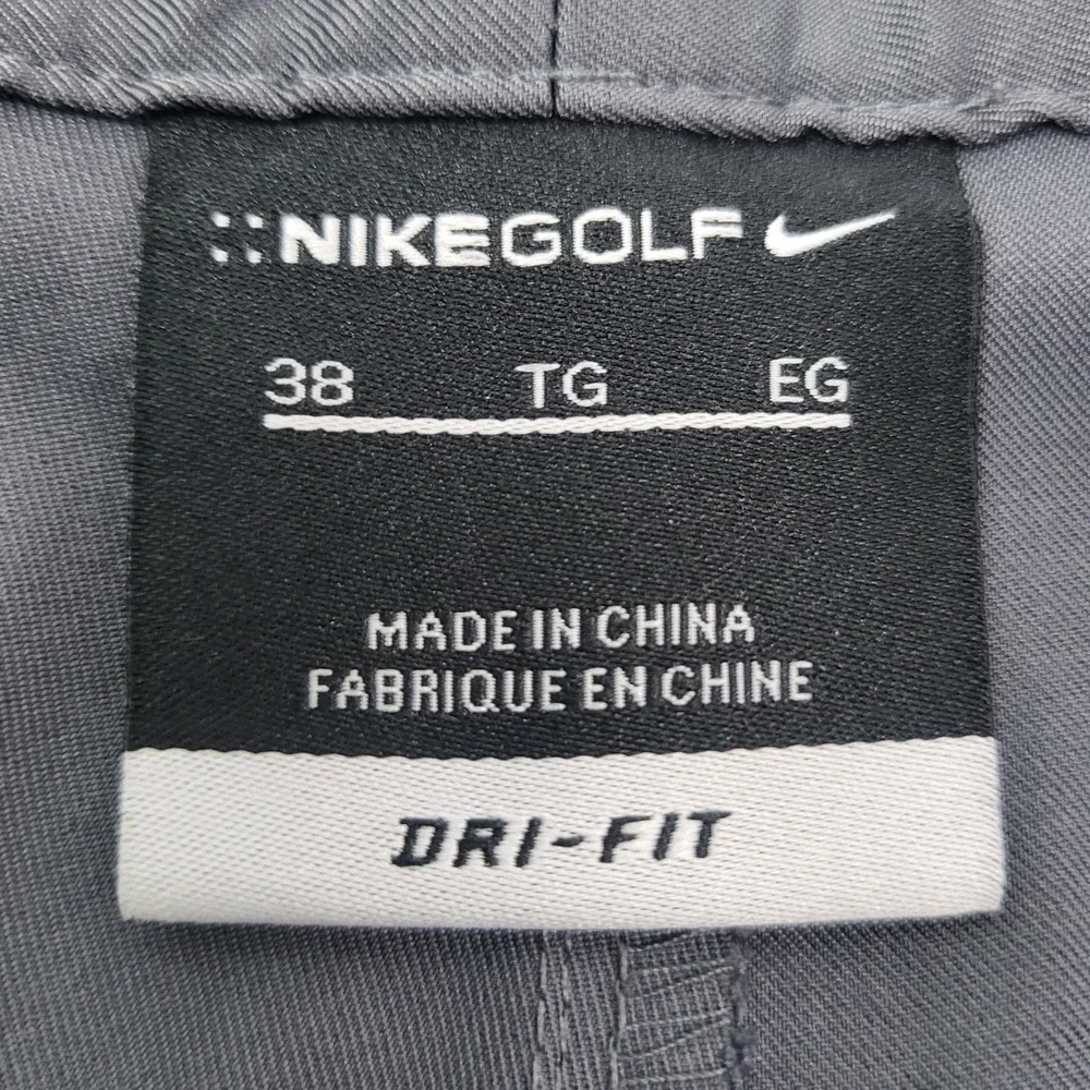 Nike Shorts Men's 38 Dri Fit Grey‎ Solid Chino Golf 11